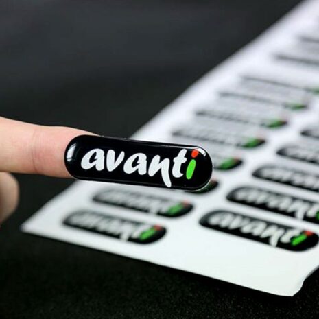 Dome Sticker 3 Pearl Print Services Dome Sticker 3 Pearl Print Services